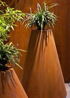 Corten Steel Whimsy Flowerpot Corten Planter Pot