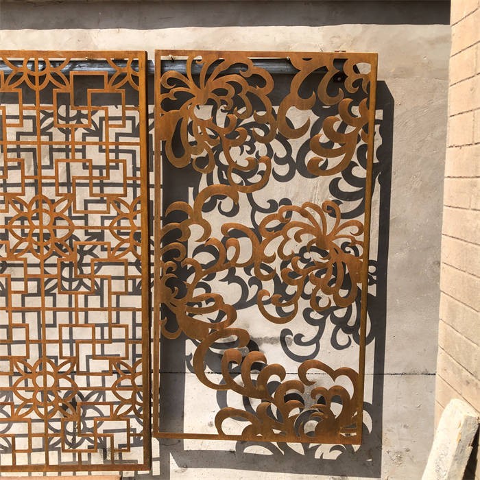 Indoor Decoration Corten Steel Screen Panel