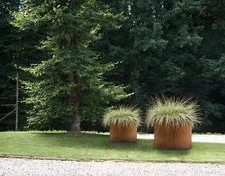 Venkovní květináč Venkovní květináč s patinou Corten Steel