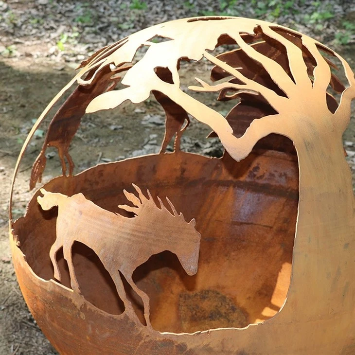 No Maintenance Industrial Style Fire Ball