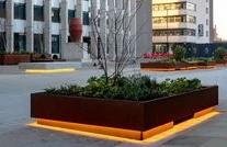 Venkovní květináč Corten Steel Flower Container