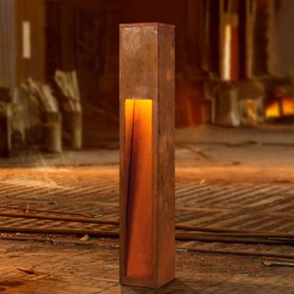 Rust Color Bollard Lights